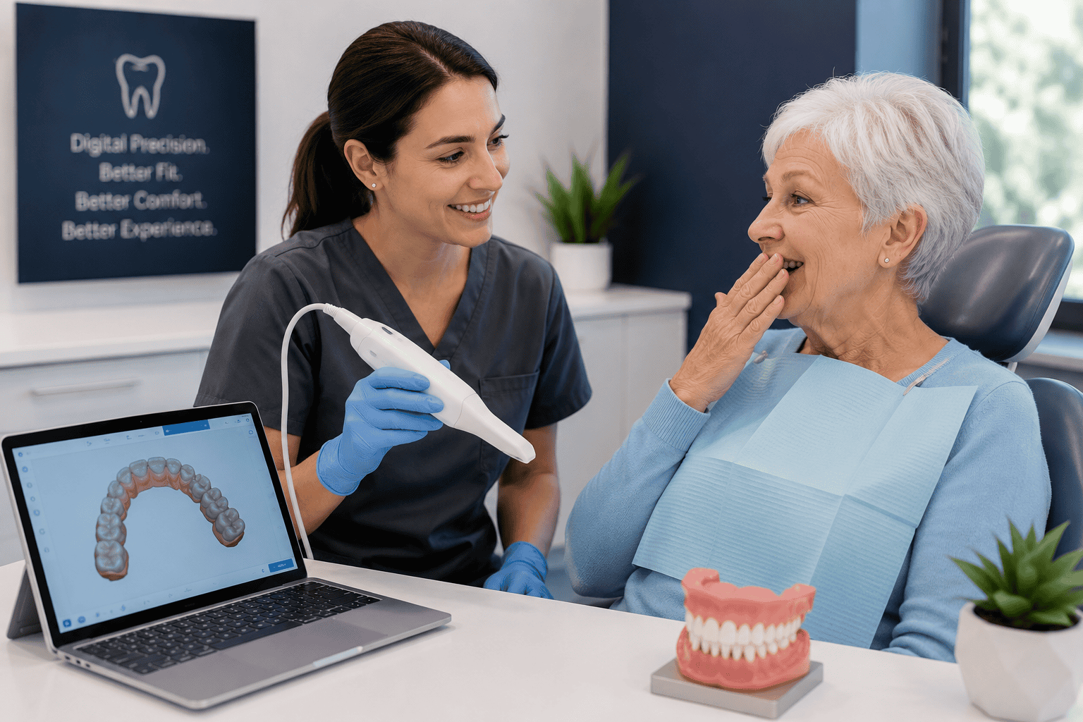 Featured image for “Are Digital Dentures Better for Patients With a Strong Gag Reflex?”