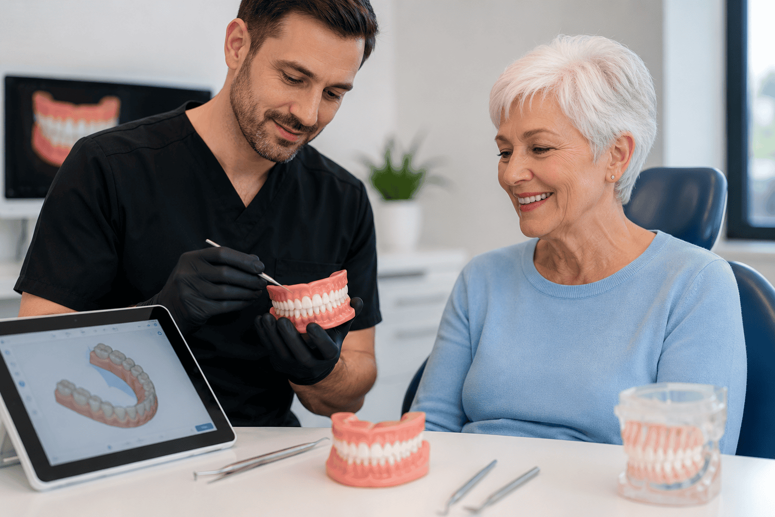 Featured image for “Do Digital Dentures Need Fewer Adjustments? What Patients Should Know”